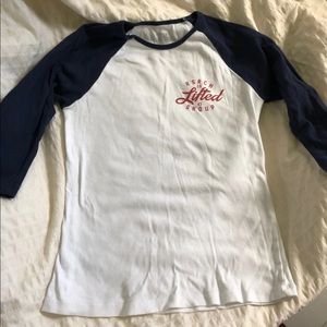 Lifted Research Group baseball tee